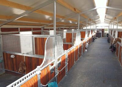 horse pferdesportsysteme aktivstall trittau stallgasse mit texasfronten 003
